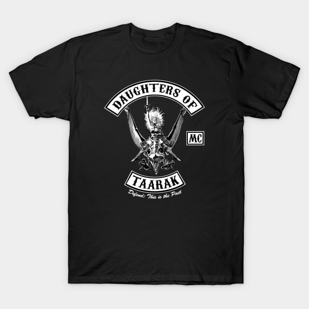 Taarakian Patch (Front Print) T-Shirt by Nerdology